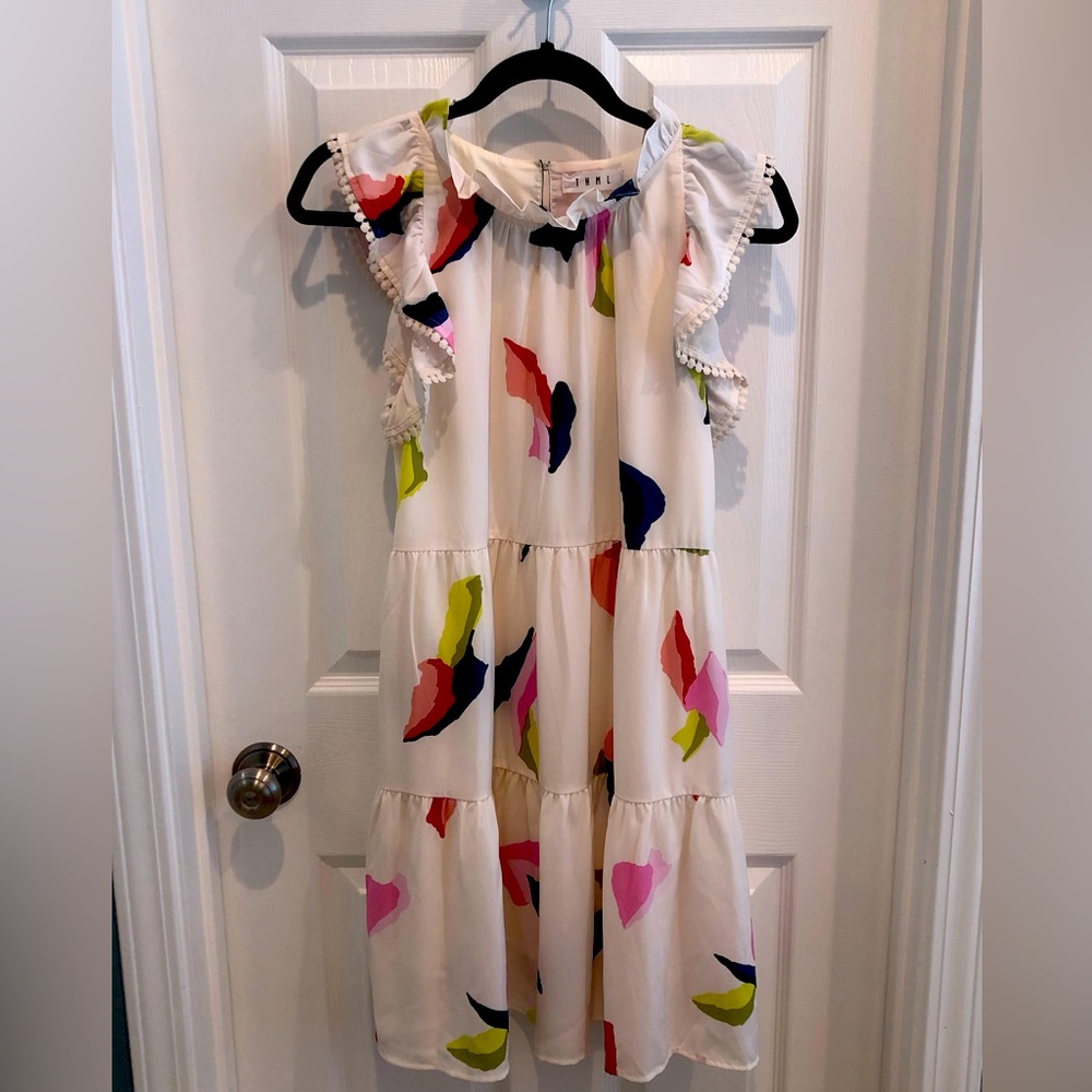 THML  flutter sleeve dress size S NWOT